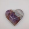 Amethyst Crazy Lace Agate Heart