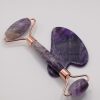 Amethyst Healing Massage Roller and Gua Sha