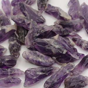 Amethyst Crystal Raw Rough Purple Natural Points