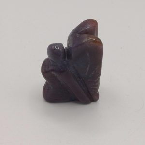 Carved Amethyst Butterfly Fairy Figurine
