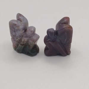 Carved Amethyst Butterfly Fairy Figurines