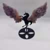 Natural Amethyst Winged Unicorn Pegasus Ornament
