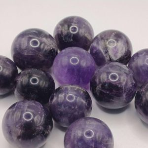 Polished Amethyst Spheres