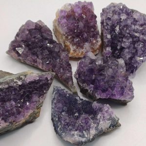 Natural Purple Amethyst Clusters