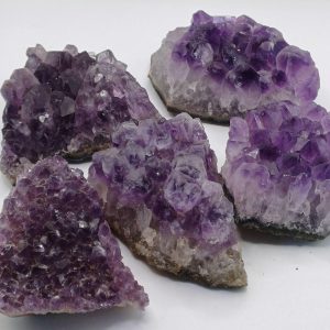 Large Amethyst Crystal Clusters - Lavender