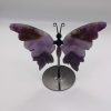 Natural Amethyst Butterfly Stand