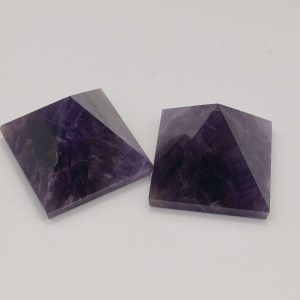 Natural Amethyst Pyramids