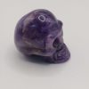 Natural Carved Amethyst Skull